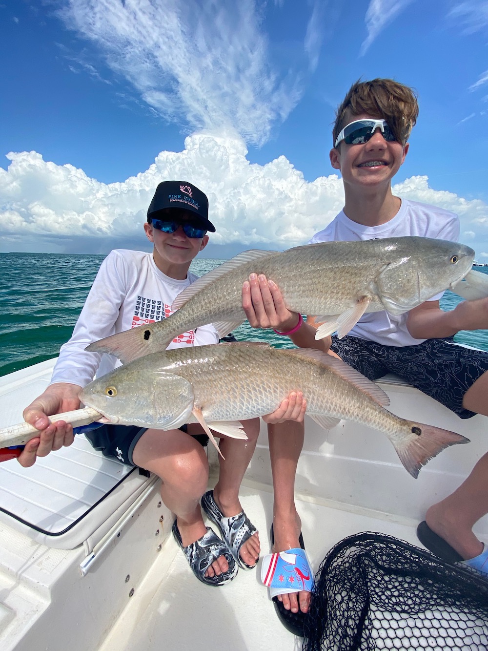 kids redfishing charter ft myers fl